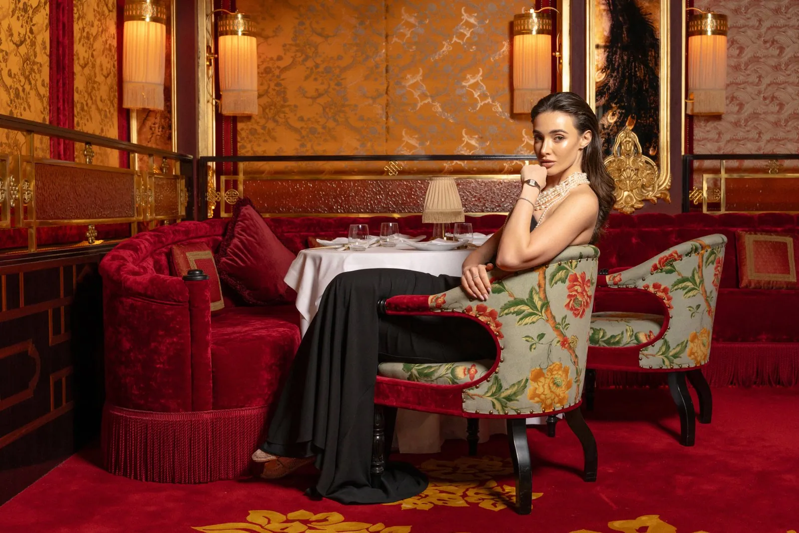 Fashion photography in Doha: red room fashion campaign by Triangles Creative Studio